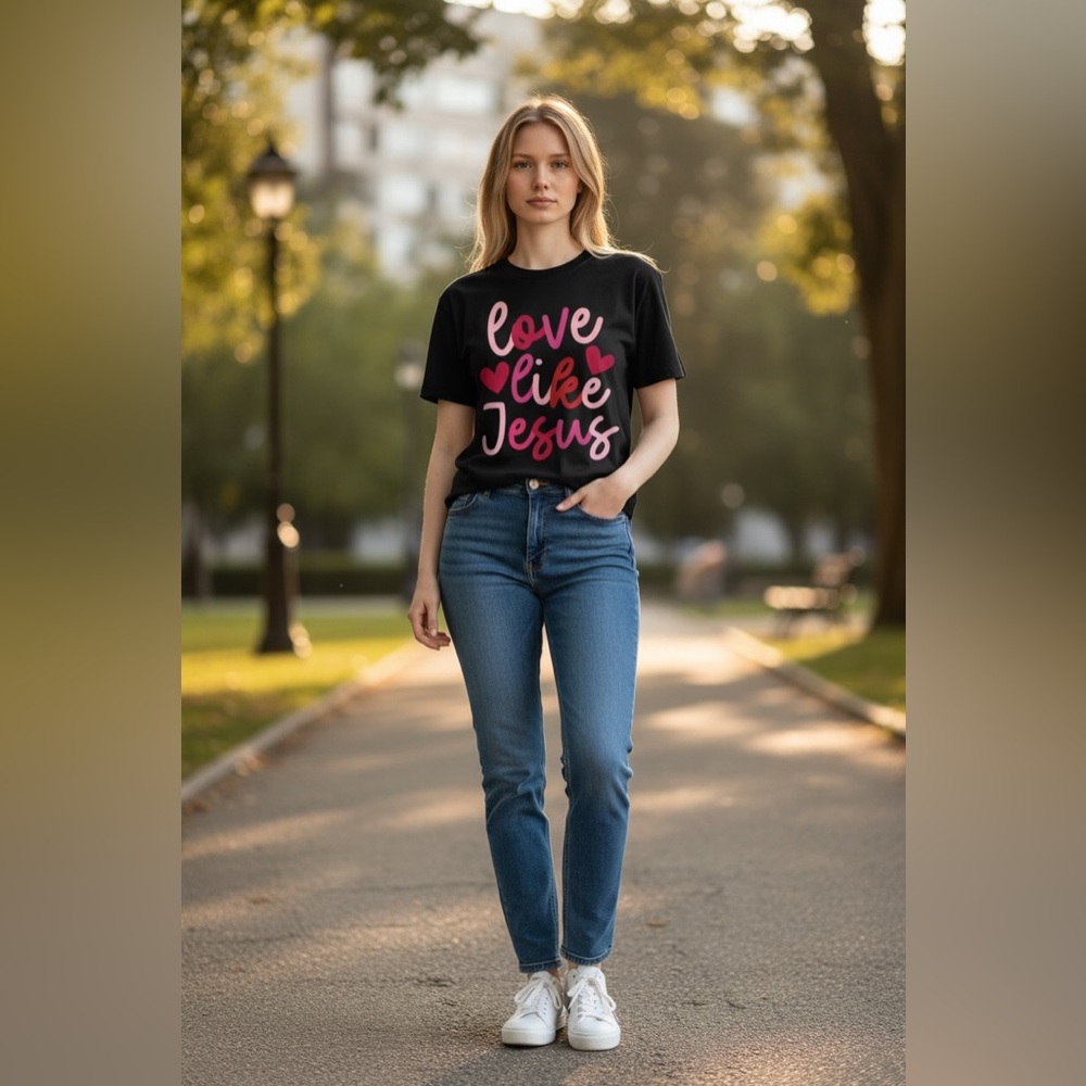 ✨ Love Like Jesus Graphic Tee – Christian Faith T-Shirt | New With Tags ✨